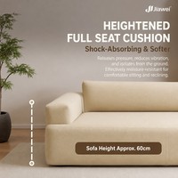 Canapé gonflable en tissu moderne JIAWEI pour usage intérieur/extérieur, canapé paresseux portable pour la maison et le bureau