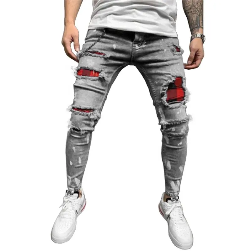 New Men's Jeans 2022 Casual Wear Best Quality Jeans Fashion Design Solid Skinny Ripped tapered Denim Jeans