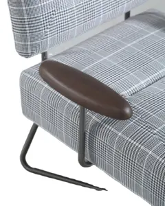 Fabbrica custom metallo reclinabile bracciolo in legno divano Hotel Villa soggiorno camera da letto sedia per il tempo libero