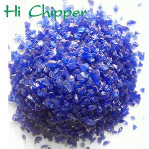 Décoratif concassé ornements de jardin en pierre de verre couleur cassé verre de verre colorés écrasés - Product Image 4