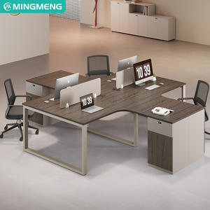 Mobilier de bureau modulaire, bureaux multi-personnes, bureaux minimalistes et haut de gamme en forme de L - Product Image 3