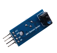 TCRT5000 Modul Sensor Jalur Penghalang Sakelar Fotolistrik IR Reflektif Inframerah Biru