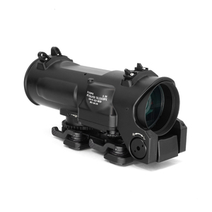 SPECPRECISION Tactical Zoom <strong>Scope</strong> Combo 1-4X Dual Power Tactical Optical <strong>Scope</strong> with Top Mounted Mini Red Dot Sight Combo - Product Image 4