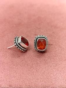 Natural <b>Real</b> Quartz <b>Crystal</b> Pendant Necklace and Earrings Jewelry Set 925 Sterling Silver Handmade Fine Jewelry for Women OEM - Product Image 3