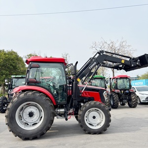 Tracteur compact de <span class=keywords><strong>ferme</strong></span> et de jardin 4x4, 4 roues motrices, 90 ch, avec cabine et chargeur frontal - Product Image 1
