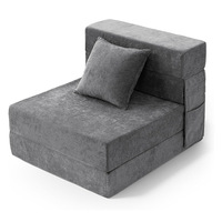 Chaise de camping gonflable multifonctionnelle à une place, design moderne et simple, avec housse en tissu, portable, pour balcon et jardin