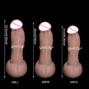 Dildo Grande Realista de Silicona Líquida de 9.25 Pulgadas, Consoladores Masculinos Falsos, Juguete Sexual de Autoestimulación Femenina, Dildos Grandes para Mujeres, <span class=keywords><strong>Penes</strong></span> Largos - Product Image 6