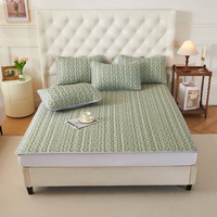 Matelas de refroidissement décoratif en latex naturel, soie glacée, vente en gros