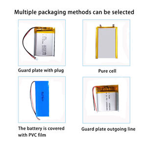 503450 1000mAh lityum polimer hücre 3-7V 3D Lipo pil için OEM konektörü yedek pil kılıfı lityum iyon piller - Product Image 5