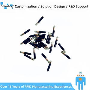 Étiquette RFID haute fréquence <span class=keywords><strong>Smartag</strong></span> ISO15693 13,56 MHz, puce microchip étanche pour l'implantation, vente en gros - Product Image 1