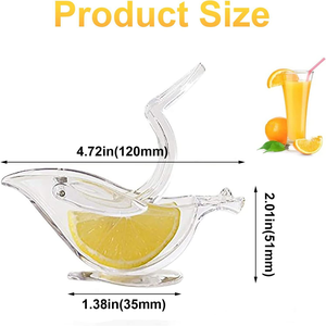 <span class=keywords><strong>Presse</strong></span>-agrumes de citron manuel Transparent Portable en plastique PP petit <span class=keywords><strong>presse</strong></span>-agrumes pour la cuisine cuisson <span class=keywords><strong>presse</strong></span>-agrumes de légumes à main - Product Image 2
