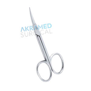 Ciseaux à ongles à double pointe incurvée personnalisés de haute qualité Ciseaux à cuticules de manucure en acier inoxydable Type de beauté - Product Image 2