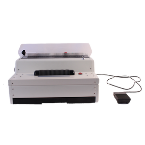 Nhà cung cấp chuyên nghiệp F4 Giấy điện xoắn ốc cuộn dây nhựa Vòng cuốn sách máy tính ràng buộc máy tính xách tay chất kết dính với bàn đạp chân - Product Image 3