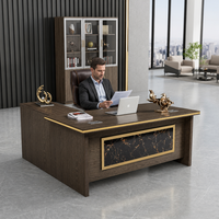 Vente en gros de 1.4m de petits meubles de bureau modernes, table d'ordinateur extensible en bois populaire pour la maison, le hall ou le bureau du personnel
