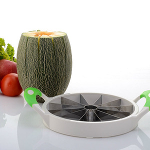 Cortador de Frutas y Verduras Creativo, Herramienta para Melón, Acero Inoxidable, Cuchillo para Melón Cantalupo Grande, Cortador de Sandía, Fácil de Limpiar - Product Image 4