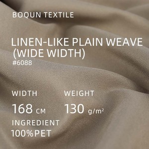 6088 100% <span class=keywords><strong>Polyester</strong></span> Chống Nhăn Đồng Bằng Nhuộm Trọng Lượng Nhẹ 130G 67 "Vải Cho Trang Phục Cô Gái Chàng Trai Người Đàn Ông Phụ Nữ - Product Image 3