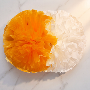 Kit de Pompones Personalizados para Animadoras, Pompones de Plástico Metálico Mate con Franjas Metálicas para Animadoras - Product Image 2