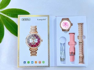 <span class=keywords><strong>M10</strong></span> Pro Phụ Nữ Thông Minh Đồng Hồ Cho Phụ Nữ Kim Cương Màn Hình Với Cuộc Gọi Bt Smartwatch Trái Tim Tỷ Lệ Huyết Áp Màn Hình Vòng Đeo Tay Thông Minh - Product Image 6