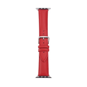 Correa de reloj de cuero genuino de liberación rápida, compatible con <span class=keywords><strong>Apple</strong></span> <span class=keywords><strong>Watch</strong></span> S8/<span class=keywords><strong>SE</strong></span>, correa suave de piel de becerro con barras de resorte de fácil ajuste - Product Image 5