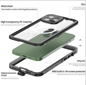 <span class=keywords><strong>Redpepper</strong></span> เคสมือถือ360องศา, เคสกันน้ำสำหรับ <span class=keywords><strong>iPhone</strong></span> 17 16 15 14 13 12 <span class=keywords><strong>11</strong></span> <span class=keywords><strong>11</strong></span> <span class=keywords><strong>11</strong></span> Pro maxmobile Phone - Product Image 2