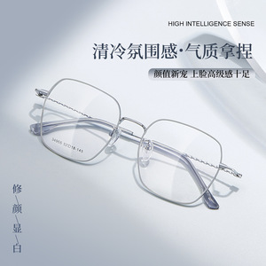 Montures de lunettes rectangulaires Danyang 34955, monture complète en alliage, verres en résine, tendance mode unisexe - Product Image 4
