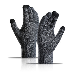 Mitaines antidérapantes pour hommes et femmes, <span class=keywords><strong>hiver</strong></span>, écran tactile, gants chauds coupe-vent pour le cyclisme, la course, la conduite, le vélo - Product Image 5