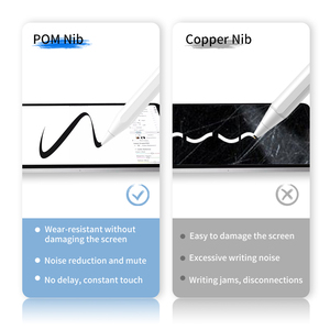 One Piece Shipping Magnetic Attraction Pens Accurate <strong>Sensitive</strong> Writing Metal Capacitive <strong>Stylus</strong> for Apple 2nd Generation - Product Image 3