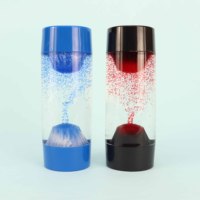 Sablier de sable flottant à écoulement inverse acrylique cadeau créatif minuterie liquide PMMA sablier liquide pour la décoration