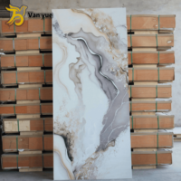 Panneau mural UV en PVC effet marbre, haute brillance, facile à installer, grand volume, moderne, facile à nettoyer, pour la maison et le commerce