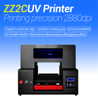USA pengiriman cepat A3 A2 UV Flatbed Printer Inkjet Hosonsoft asli Epson XP600 Printhead Grade otomatis