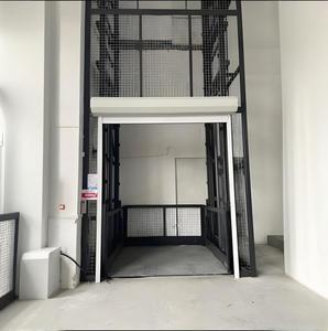 ลิฟต์ขนส่งสินค้าแบบรางคู่ 3 ชั้น 2 ชั้น สำหรับคลังสินค้า ลิฟต์ไฮดรอลิกสำหรับขนส่งสินค้าก่อสร้าง - Product Image 3