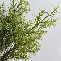 Plantes artificielles en herbe verte pour arrangements décoratifs