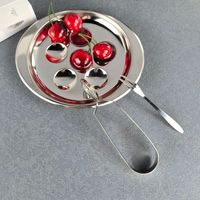 Yolecen jetable en acier inoxydable français escargot plaque en métal pince à vaisselle pour Buffet vaisselle française plateau de cuisson