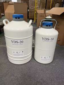 Récipient biologique <span class=keywords><strong>d</strong></span>'azote liquide <span class=keywords><strong>d</strong></span>'<span class=keywords><strong>insémination</strong></span> <span class=keywords><strong>artificielle</strong></span> en aluminium de laboratoire médical YDS-10-50 pour le sperme de chevaux de bétail bovin - Product Image 2