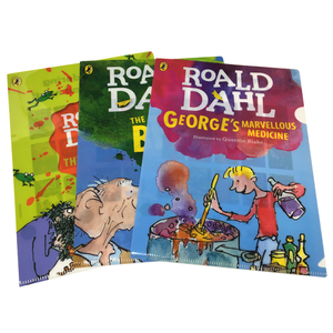 Tùy chỉnh A4 nhựa PP rõ ràng l-hình dạng thư mục tập tin với đầy đủ màu sắc in ấn chất lượng cao nộp hồ sơ sản phẩm - Product Image 1