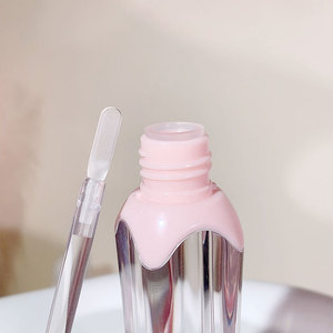 Vòng màu hồng trong suốt không thường xuyên dày tường môi bùn môi ống dầu bàn chải đầu môi bóng môi màu sắc riêng biệt chai - Product Image 6