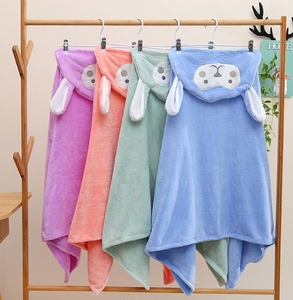 Manta de Baño con Capucha para Bebés, de Terciopelo de Lujo, con Dibujos Animados, Ecológica, para Dormitorio o Hotel - Product Image 1