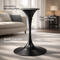 Pieds de table en fer de style industriel minimaliste, pieds de meubles en métal noir modernes pour table à manger et bureaux DIY