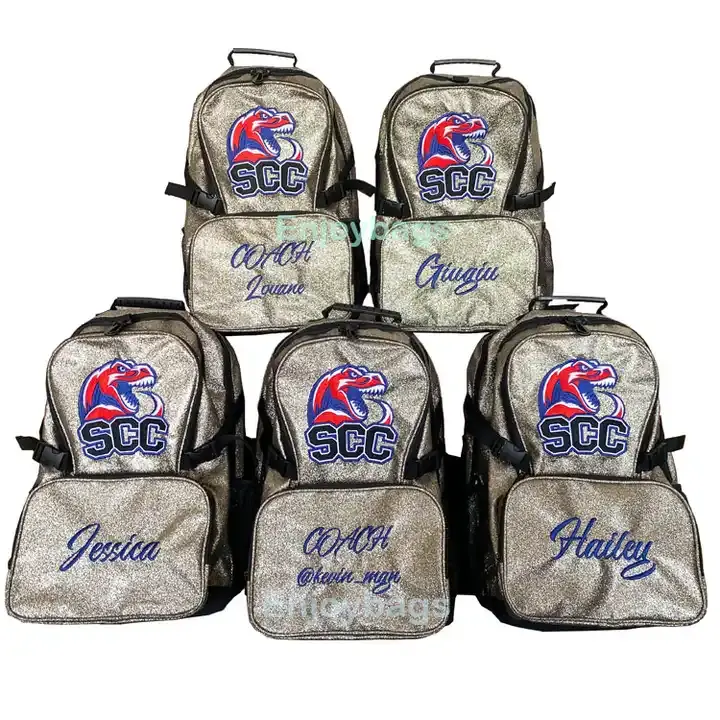 Custom Design Cheerleader Cheer Small Bags Groothandel Goede Kwaliteit Rugzak Handtas