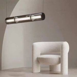 Lampe de sol en verre design de style moderne avec hauteur réglable, type <span class=keywords><strong>suspension</strong></span> LED pour chambre à coucher, salle à manger, lustre - Product Image 1