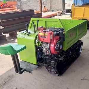 Transporteur sur chenilles tout-terrain haute performance de 12 CV, à <span class=keywords><strong>moteur</strong></span> diesel, avec système de déchargement automatique, pour les exploitations agricoles et les régions montagneuses - Product Image 2