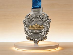 Medallas Personalizadas para los Juegos Olímpicos de Tiro Deportivo <span class=keywords><strong>2024</strong></span>, para Eventos Olímpicos y de Campeonato, Insignias de Premio con Cinta Colorida - Product Image 4