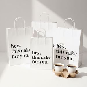 Bolsas de Café Ecológicas Clásicas de Papel Kraft Marrón con Asas Impresas en Flexografía, Empaque Grueso Personalizable para Café, Té y Cerveza - Product Image 5