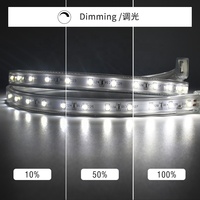 Tira de Luces LED de Alto Voltaje 110V 220V 60leds/m Alto Brillo 50 Metros por Rollo Impermeable SMD2835 Luces LED Flexibles