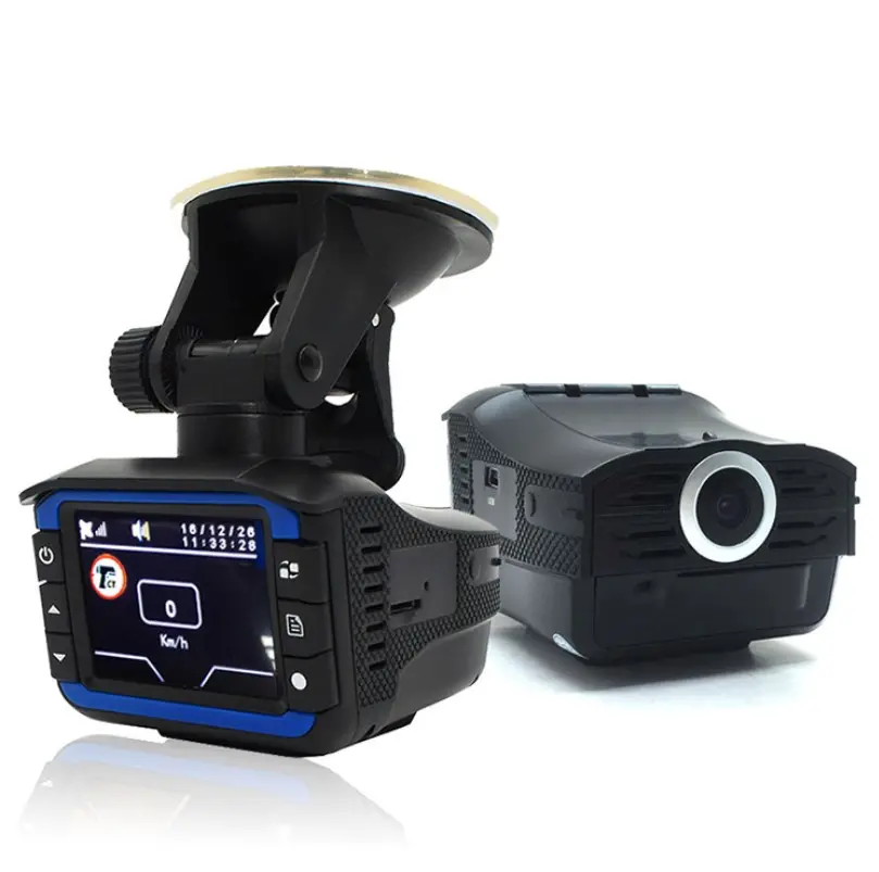2in1 안티 경찰 gps 대시 캠 레이더 탐지기 자동차 DVR 블랙 박스 비디오 카메라