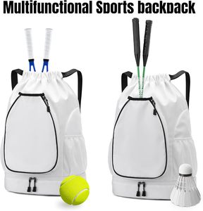Mochila de bádminton con logotipo personalizado, bolsa de tenis, bolsa de lucha libre con compartimento para zapatos, impermeable, deportes, Pickleball, paletas, bolsas para raquetas - Product Image 5