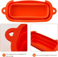Moules d'égouttement pliables en silicone pour graisseur de graisse en silicone pour Blackstone Plateau de graisse réutilisable