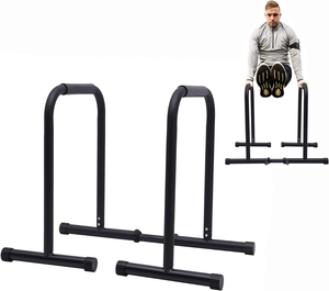 Barras Paralelas de Acero Ajustables en Altura, Plegables y Portátiles con Función Antideslizante para Ejercicios con Peso Corporal - Product Image 6