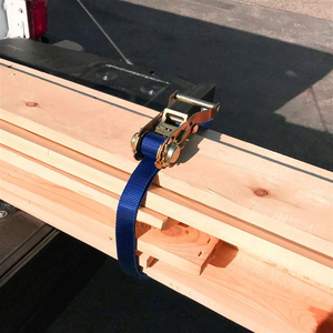 <span class=keywords><strong>Cinghia</strong></span> di Fissaggio a Cricchetto in Poliestere Resistente <span class=keywords><strong>da</strong></span> 2 Pollici, 5000kg, con Doppio Gancio a J per Fissare Merci su Camion - Product Image 3