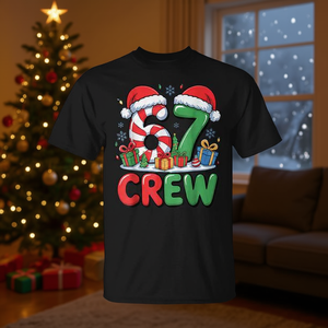 T-shirt natalizia 67 Crew per uomo, donna, bambino, regalo per le vacanze - Product Image 4